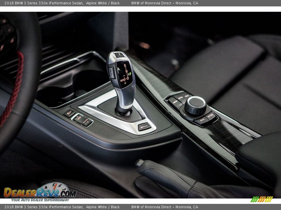 2018 BMW 3 Series 330e iPerformance Sedan Alpine White / Black Photo #7