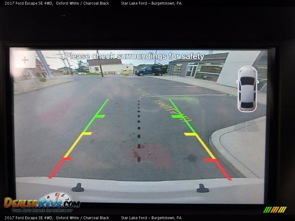 2017 Ford Escape SE 4WD Oxford White / Charcoal Black Photo #16