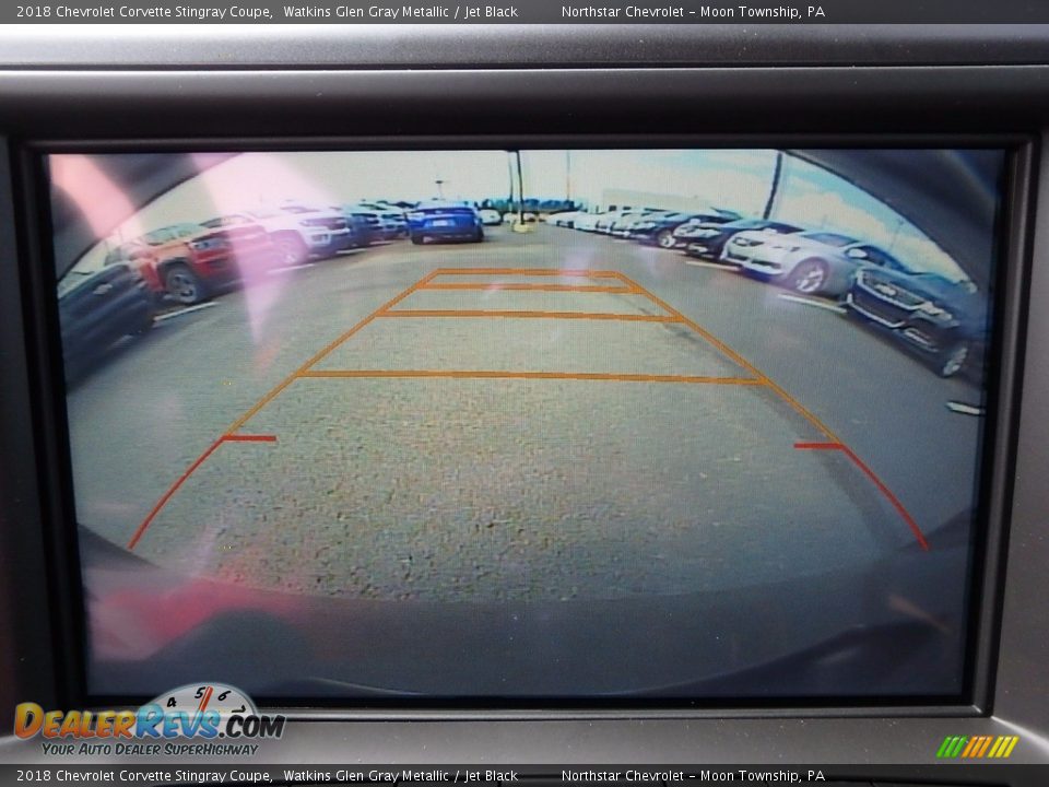 2018 Chevrolet Corvette Stingray Coupe Watkins Glen Gray Metallic / Jet Black Photo #19