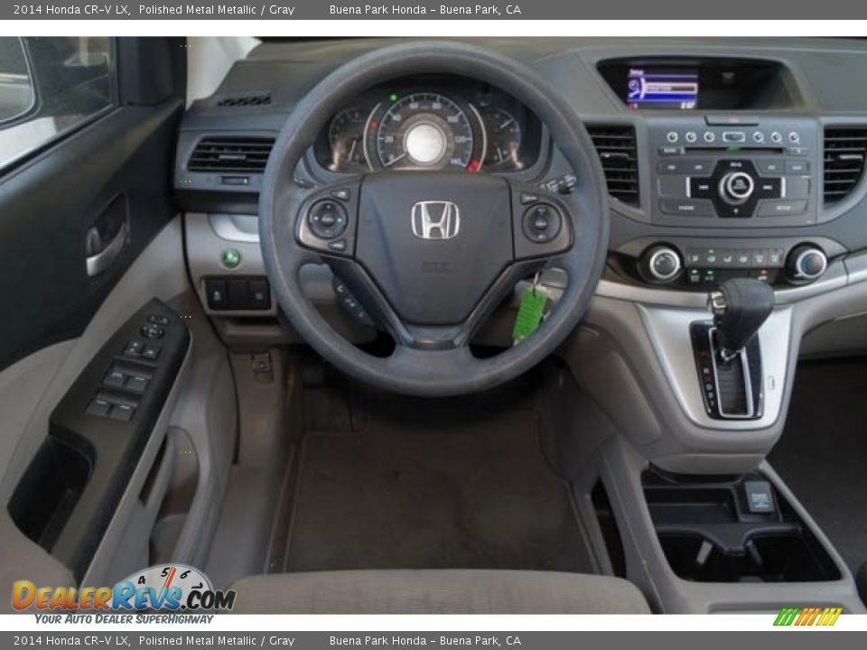 2014 Honda CR-V LX Polished Metal Metallic / Gray Photo #5