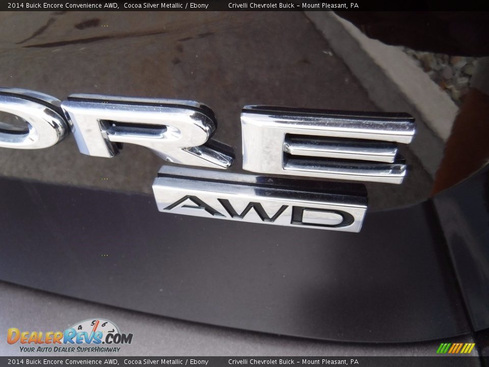 2014 Buick Encore Convenience AWD Cocoa Silver Metallic / Ebony Photo #9