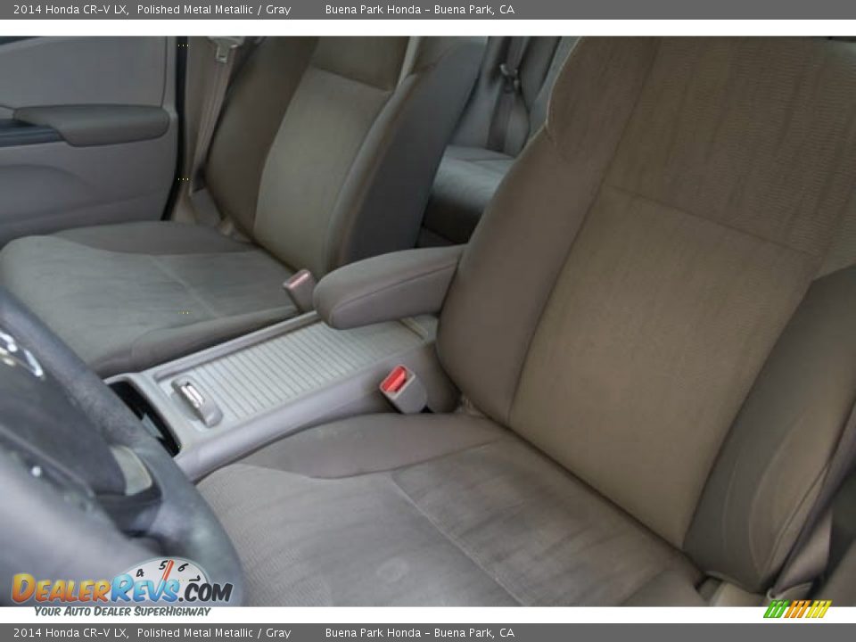 2014 Honda CR-V LX Polished Metal Metallic / Gray Photo #12