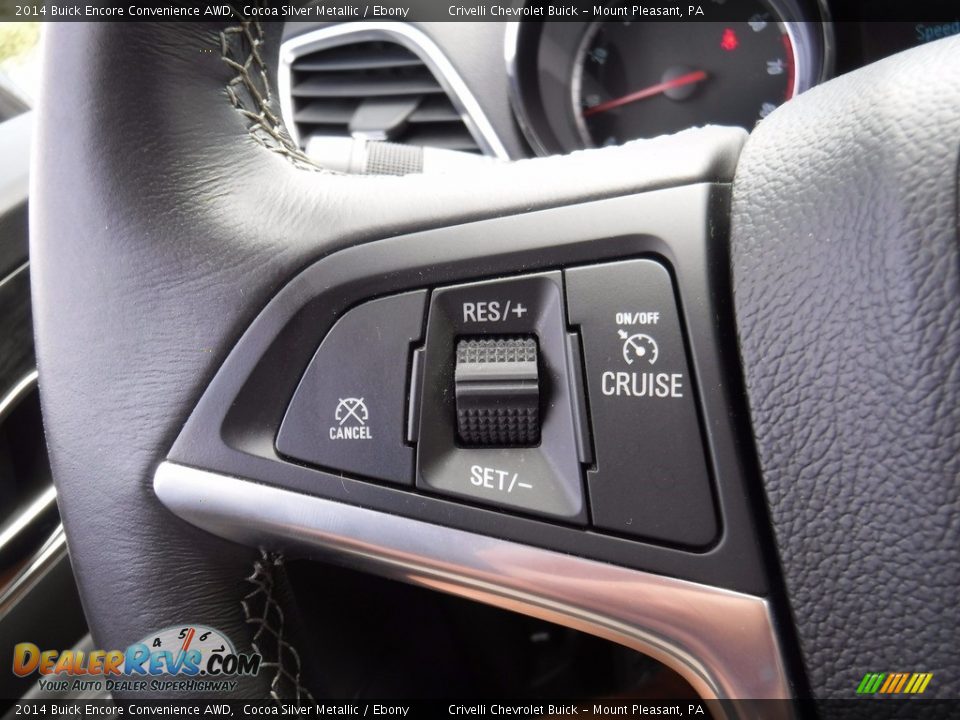 2014 Buick Encore Convenience AWD Cocoa Silver Metallic / Ebony Photo #23