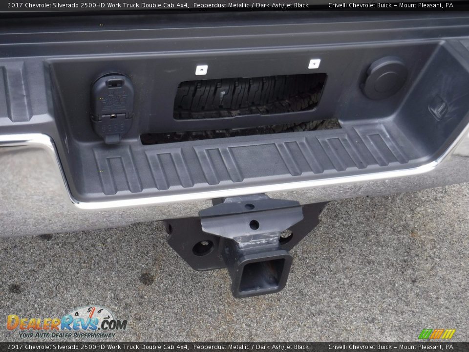 2017 Chevrolet Silverado 2500HD Work Truck Double Cab 4x4 Pepperdust Metallic / Dark Ash/Jet Black Photo #13