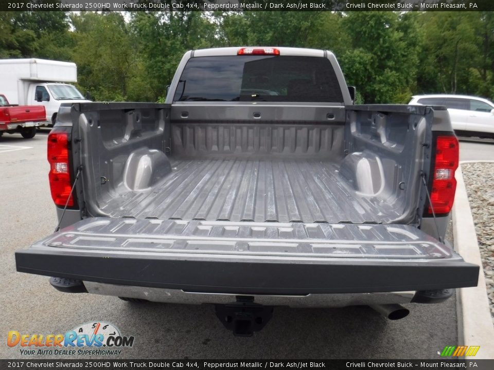 2017 Chevrolet Silverado 2500HD Work Truck Double Cab 4x4 Pepperdust Metallic / Dark Ash/Jet Black Photo #14