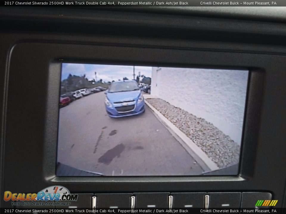 2017 Chevrolet Silverado 2500HD Work Truck Double Cab 4x4 Pepperdust Metallic / Dark Ash/Jet Black Photo #25