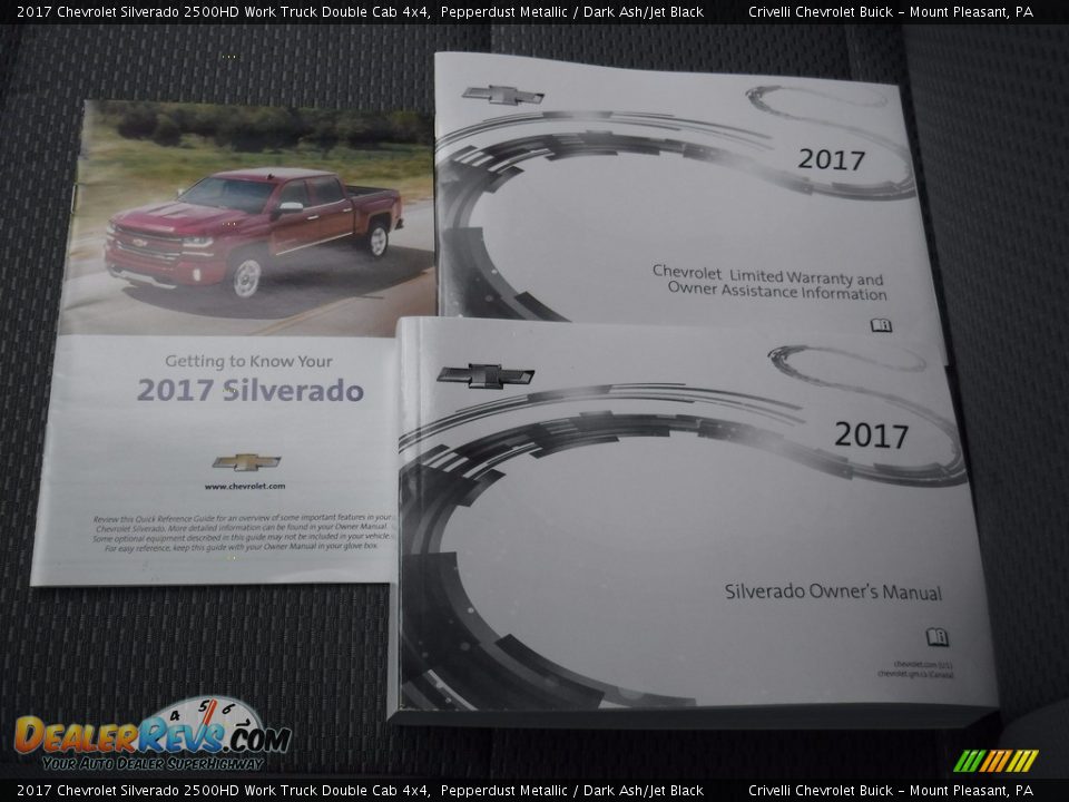 2017 Chevrolet Silverado 2500HD Work Truck Double Cab 4x4 Pepperdust Metallic / Dark Ash/Jet Black Photo #29