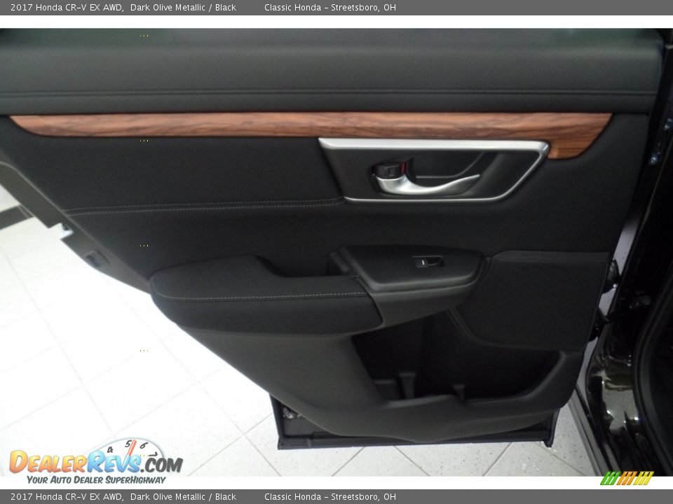 2017 Honda CR-V EX AWD Dark Olive Metallic / Black Photo #6