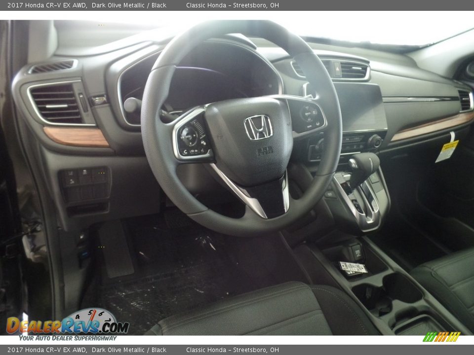 2017 Honda CR-V EX AWD Dark Olive Metallic / Black Photo #7