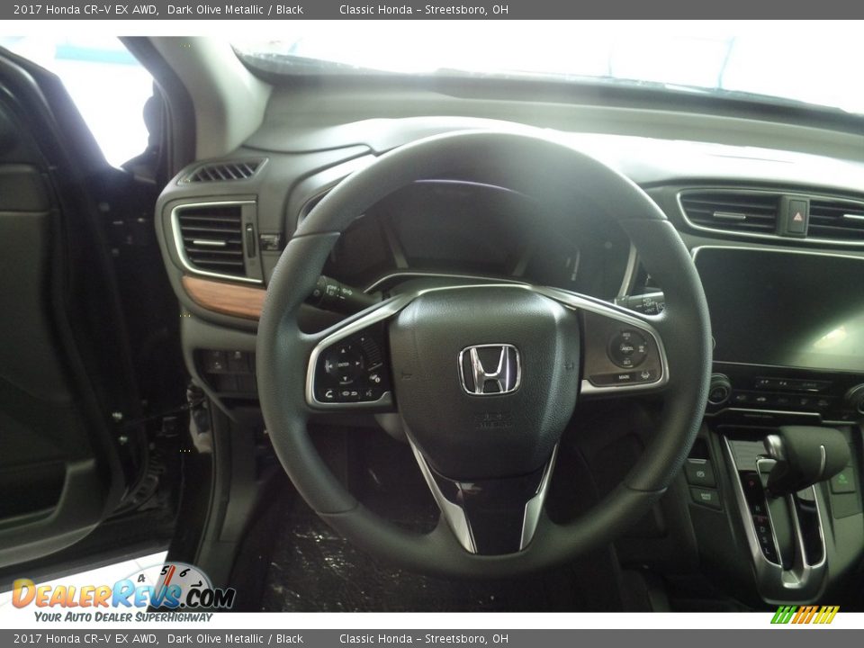 2017 Honda CR-V EX AWD Dark Olive Metallic / Black Photo #10
