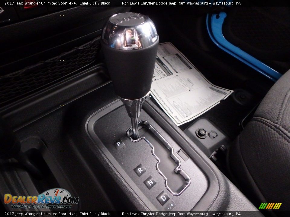 2017 Jeep Wrangler Unlimited Sport 4x4 Chief Blue / Black Photo #16