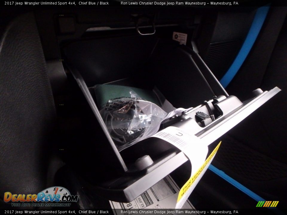 2017 Jeep Wrangler Unlimited Sport 4x4 Chief Blue / Black Photo #19