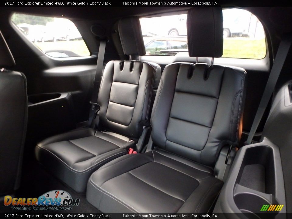 2017 Ford Explorer Limited 4WD White Gold / Ebony Black Photo #9