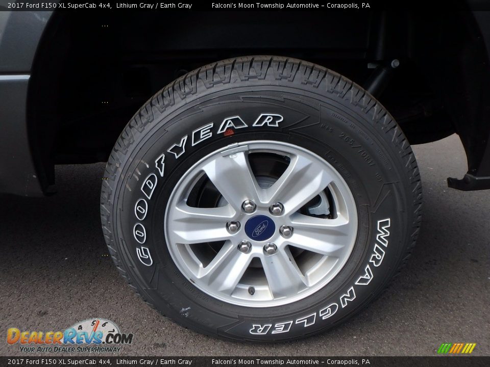 2017 Ford F150 XL SuperCab 4x4 Lithium Gray / Earth Gray Photo #6
