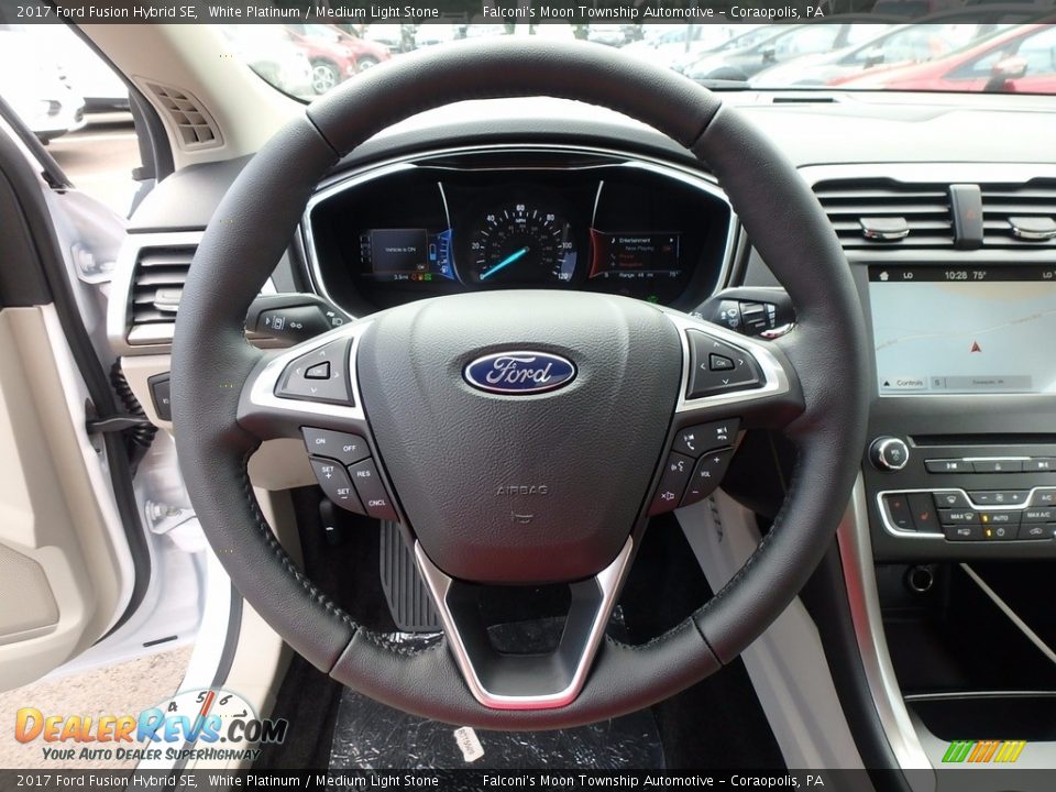2017 Ford Fusion Hybrid SE Steering Wheel Photo #13