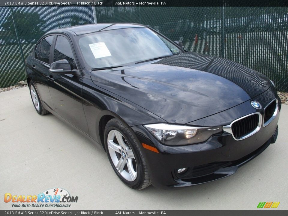 2013 BMW 3 Series 320i xDrive Sedan Jet Black / Black Photo #6