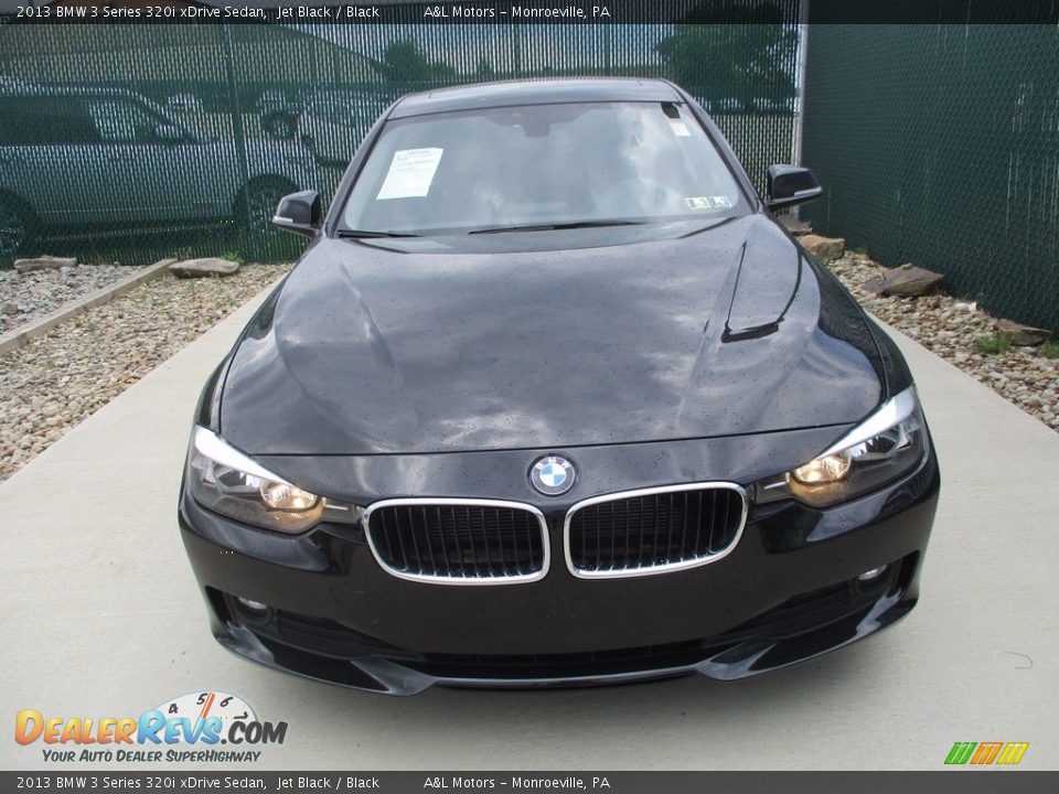 2013 BMW 3 Series 320i xDrive Sedan Jet Black / Black Photo #7