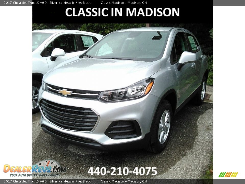 2017 Chevrolet Trax LS AWD Silver Ice Metallic / Jet Black Photo #1