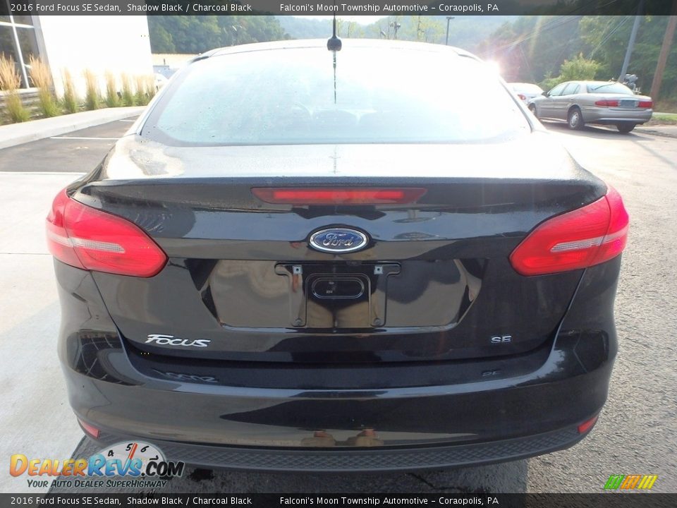 2016 Ford Focus SE Sedan Shadow Black / Charcoal Black Photo #3
