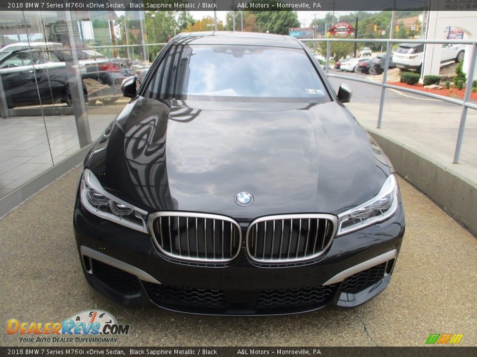 2018 BMW 7 Series M760i xDrive Sedan Black Sapphire Metallic / Black Photo #2
