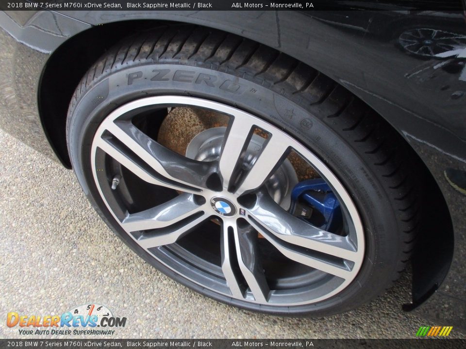 2018 BMW 7 Series M760i xDrive Sedan Black Sapphire Metallic / Black Photo #4