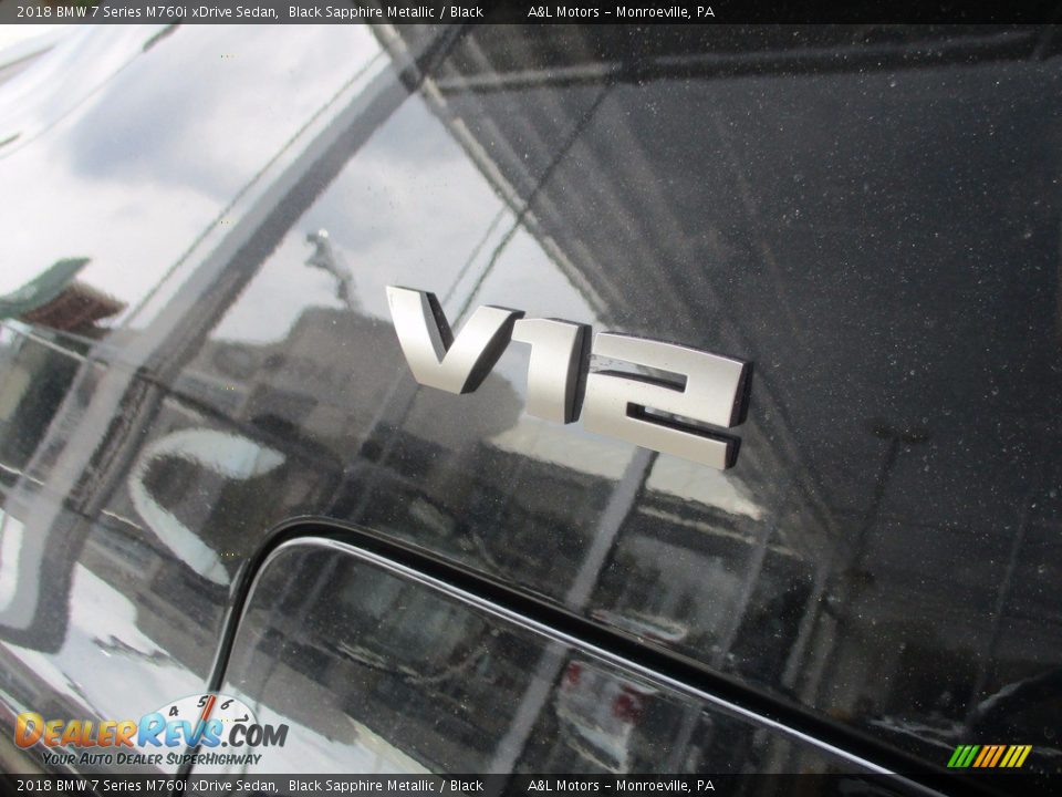 2018 BMW 7 Series M760i xDrive Sedan Black Sapphire Metallic / Black Photo #5