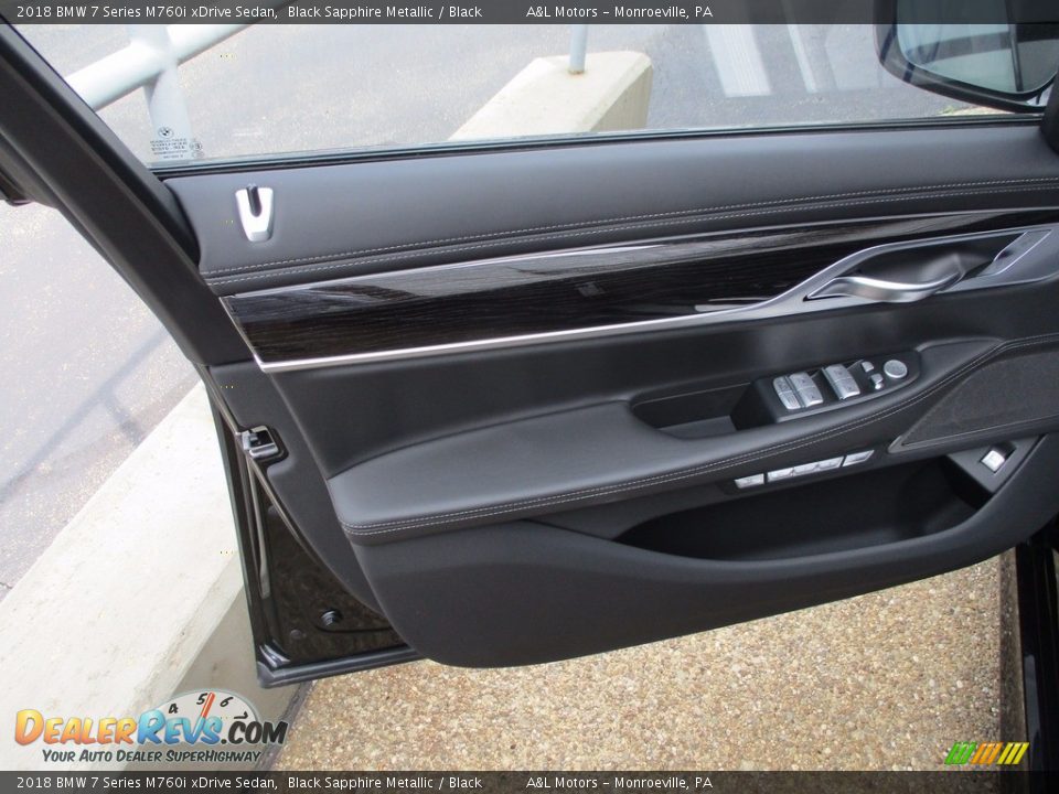 2018 BMW 7 Series M760i xDrive Sedan Black Sapphire Metallic / Black Photo #8