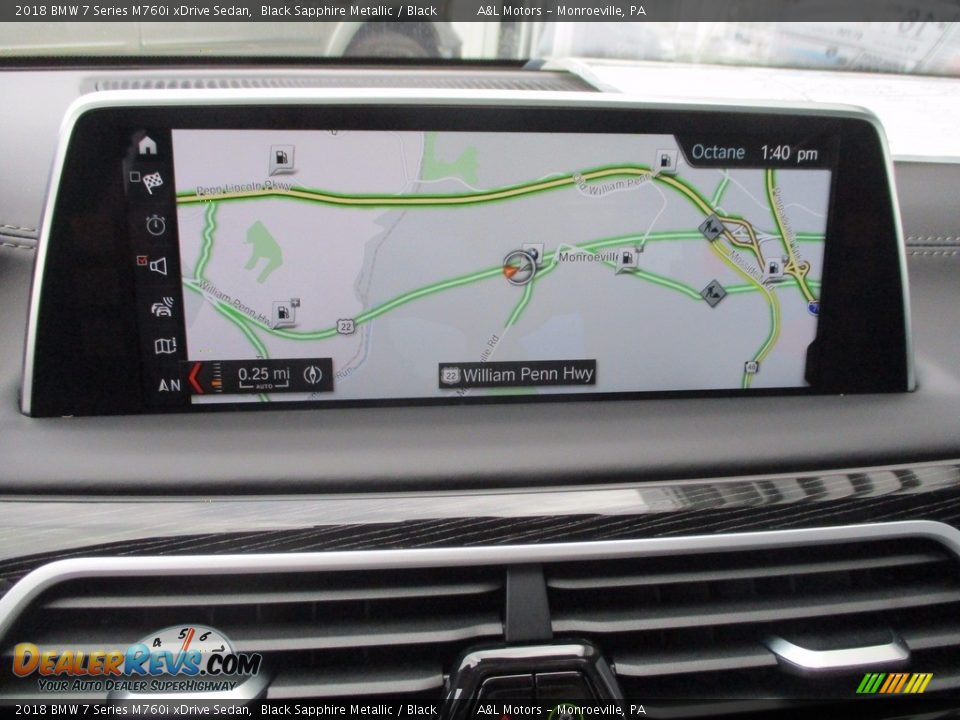 Navigation of 2018 BMW 7 Series M760i xDrive Sedan Photo #9