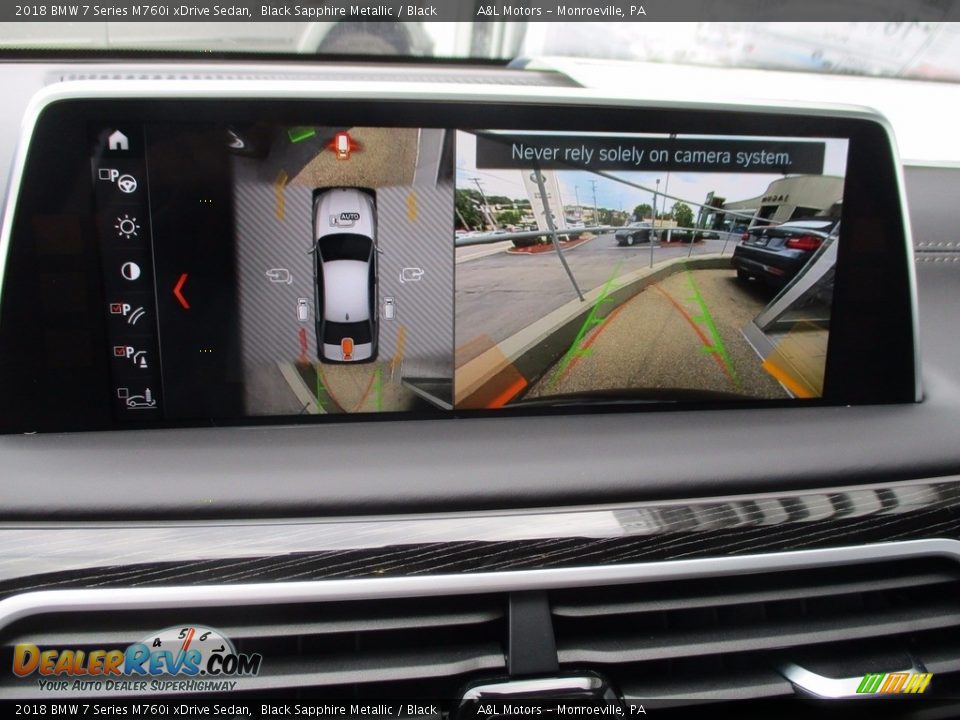 2018 BMW 7 Series M760i xDrive Sedan Black Sapphire Metallic / Black Photo #10