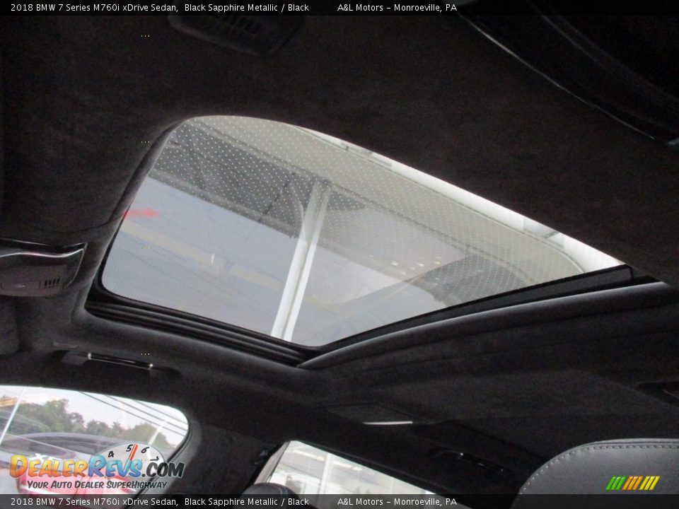 2018 BMW 7 Series M760i xDrive Sedan Black Sapphire Metallic / Black Photo #14