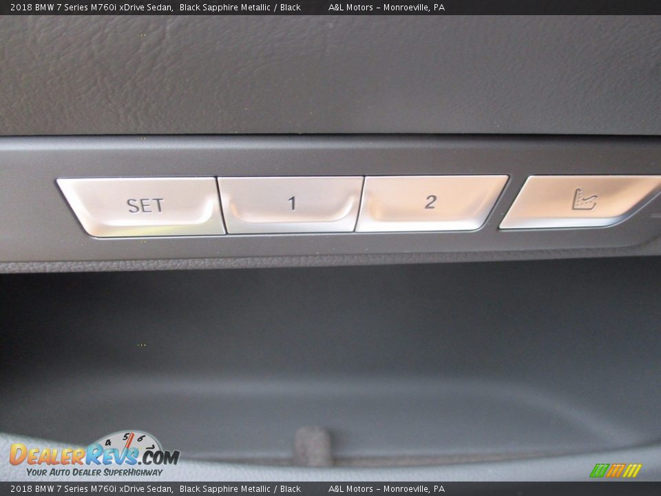 2018 BMW 7 Series M760i xDrive Sedan Black Sapphire Metallic / Black Photo #17