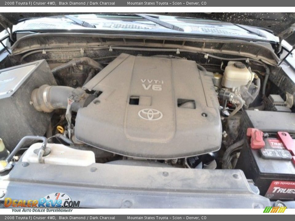 2008 Toyota FJ Cruiser 4WD Black Diamond / Dark Charcoal Photo #27