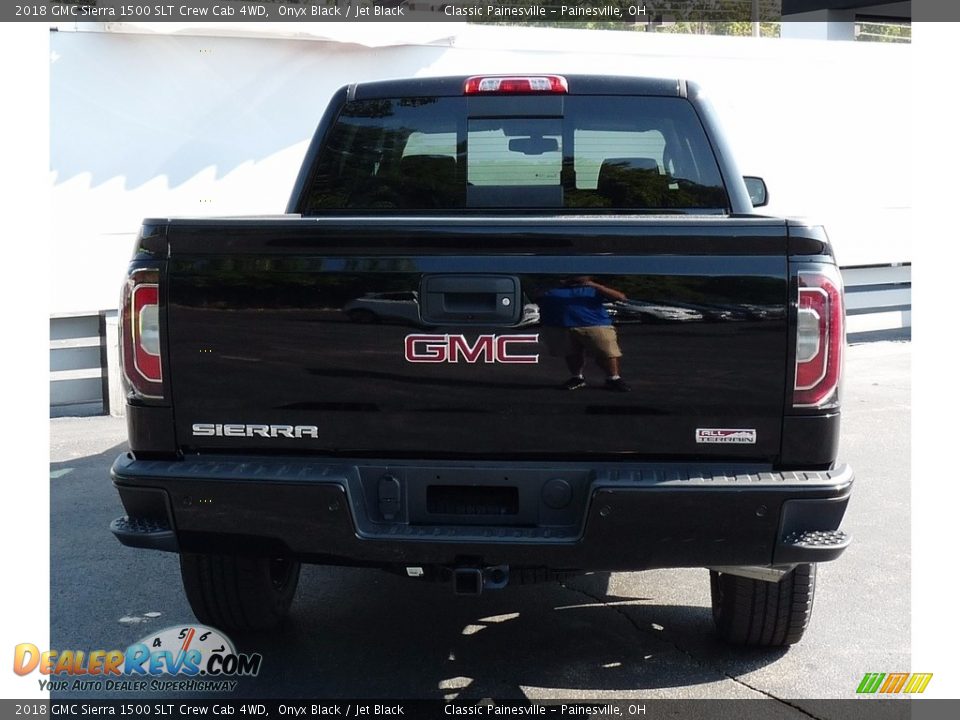 2018 GMC Sierra 1500 SLT Crew Cab 4WD Onyx Black / Jet Black Photo #3