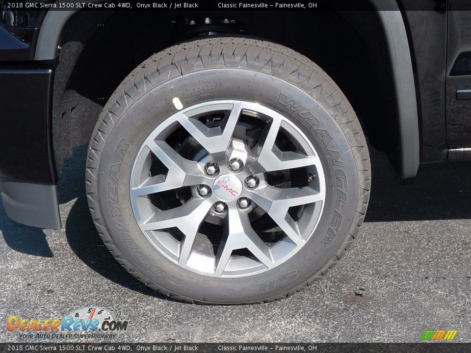 2018 GMC Sierra 1500 SLT Crew Cab 4WD Onyx Black / Jet Black Photo #5