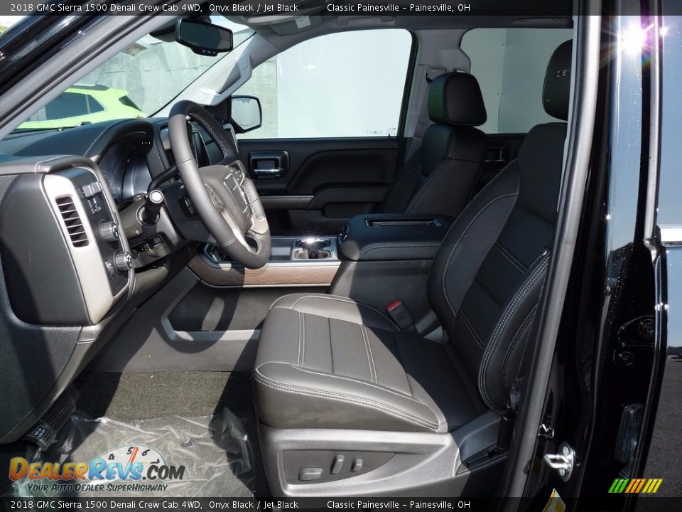 Front Seat of 2018 GMC Sierra 1500 Denali Crew Cab 4WD Photo #7