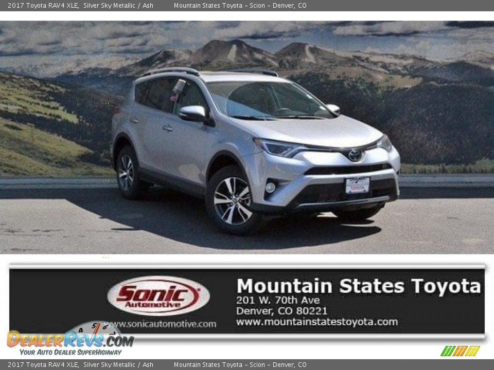 2017 Toyota RAV4 XLE Silver Sky Metallic / Ash Photo #1