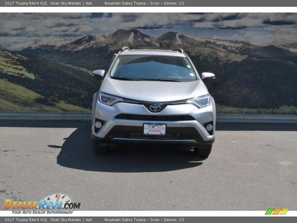 2017 Toyota RAV4 XLE Silver Sky Metallic / Ash Photo #2