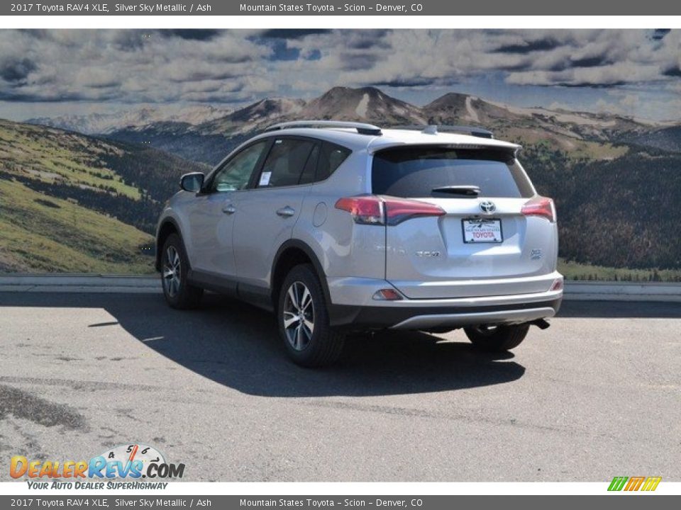 2017 Toyota RAV4 XLE Silver Sky Metallic / Ash Photo #3