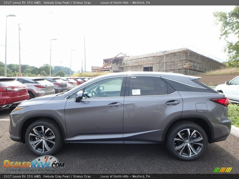 2017 Lexus RX 350 AWD Nebula Gray Pearl / Stratus Gray Photo #3