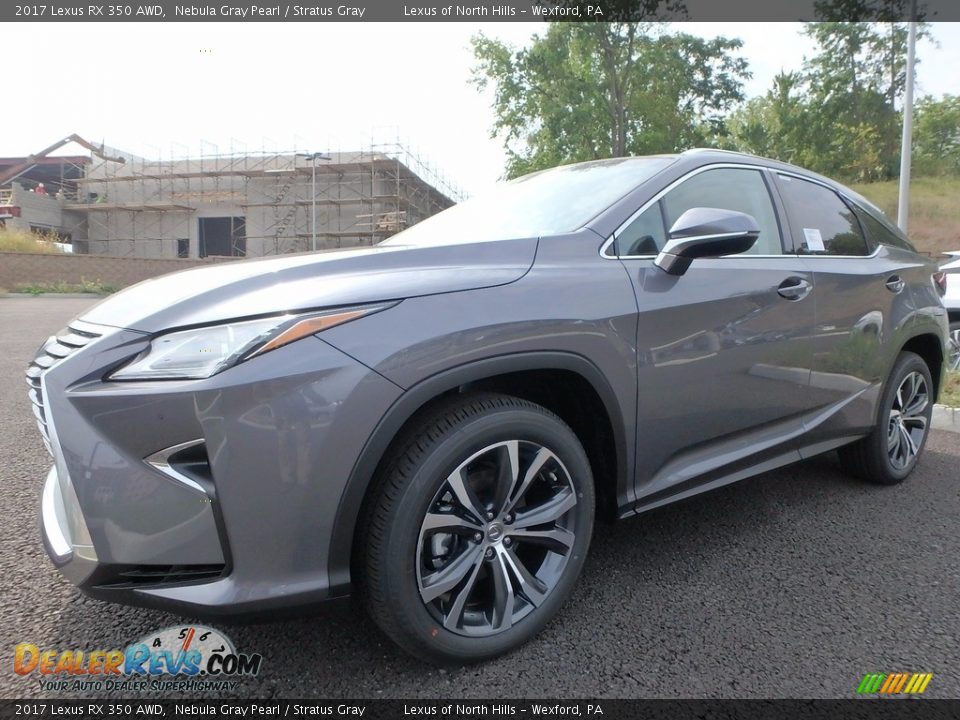 2017 Lexus RX 350 AWD Nebula Gray Pearl / Stratus Gray Photo #4