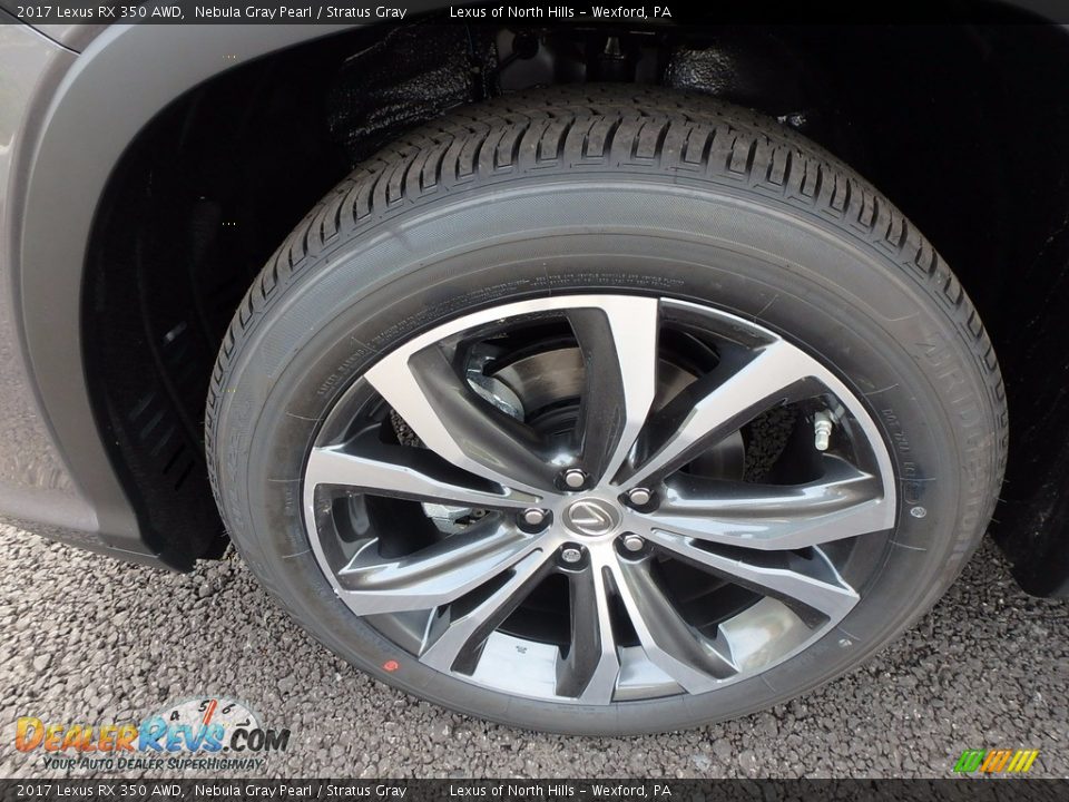 2017 Lexus RX 350 AWD Nebula Gray Pearl / Stratus Gray Photo #5