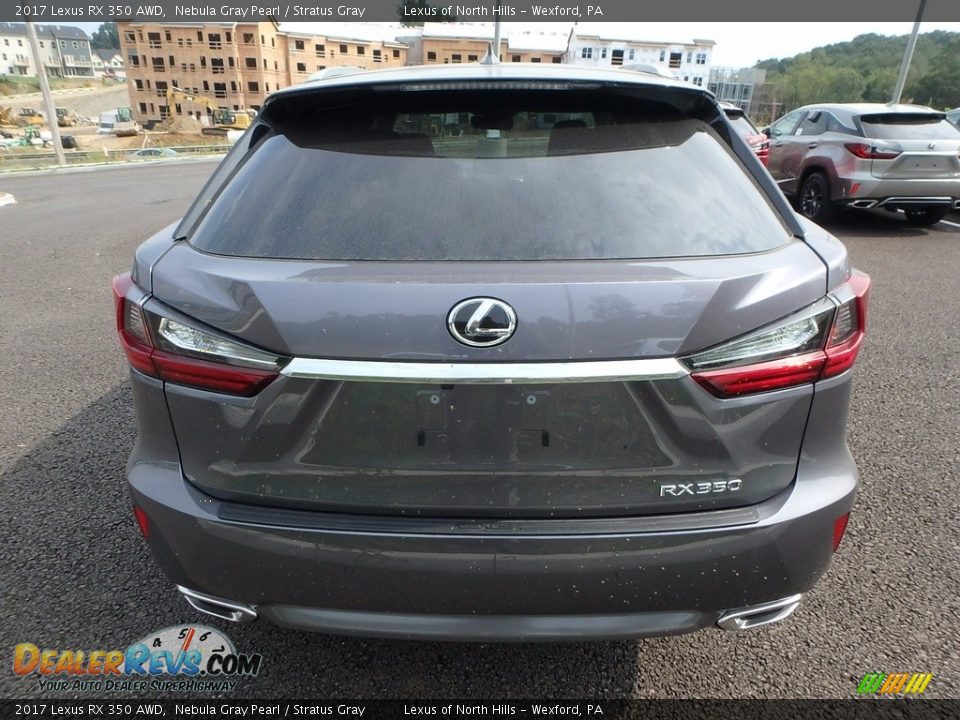 2017 Lexus RX 350 AWD Nebula Gray Pearl / Stratus Gray Photo #6