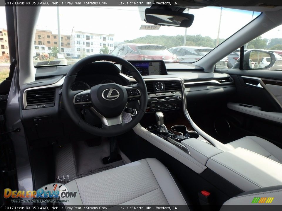 2017 Lexus RX 350 AWD Nebula Gray Pearl / Stratus Gray Photo #9