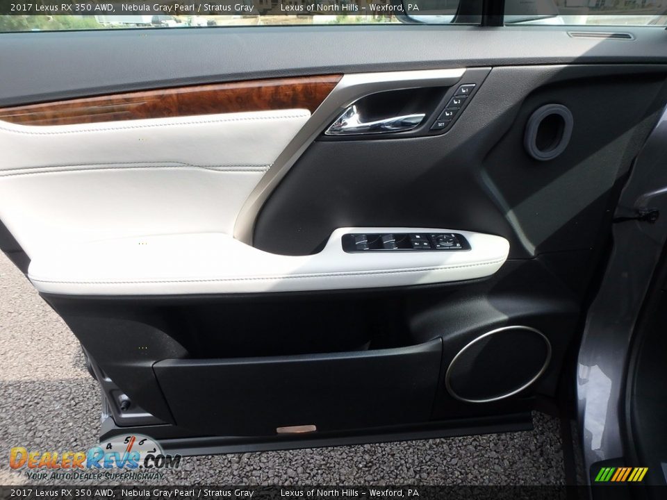 2017 Lexus RX 350 AWD Nebula Gray Pearl / Stratus Gray Photo #10