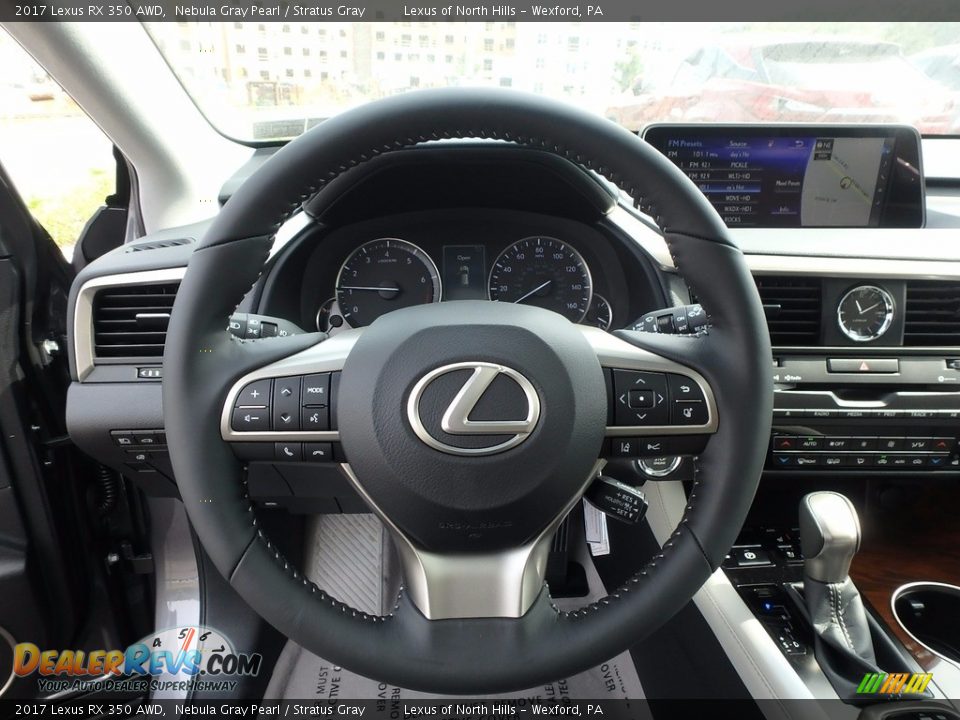 2017 Lexus RX 350 AWD Nebula Gray Pearl / Stratus Gray Photo #13
