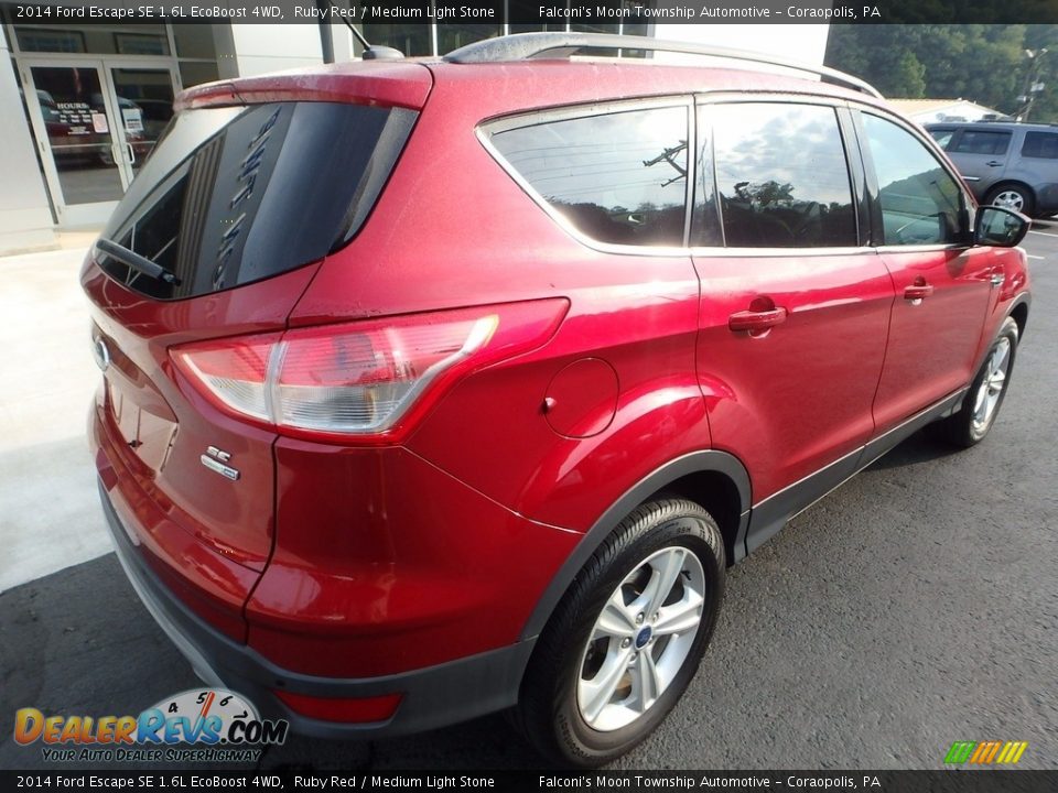 2014 Ford Escape SE 1.6L EcoBoost 4WD Ruby Red / Medium Light Stone Photo #2