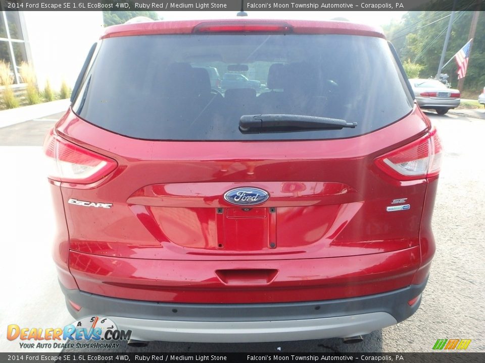 2014 Ford Escape SE 1.6L EcoBoost 4WD Ruby Red / Medium Light Stone Photo #3