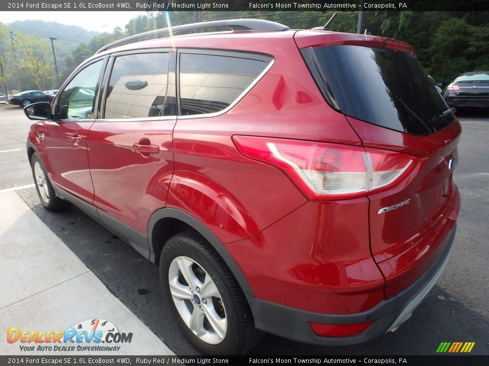2014 Ford Escape SE 1.6L EcoBoost 4WD Ruby Red / Medium Light Stone Photo #5