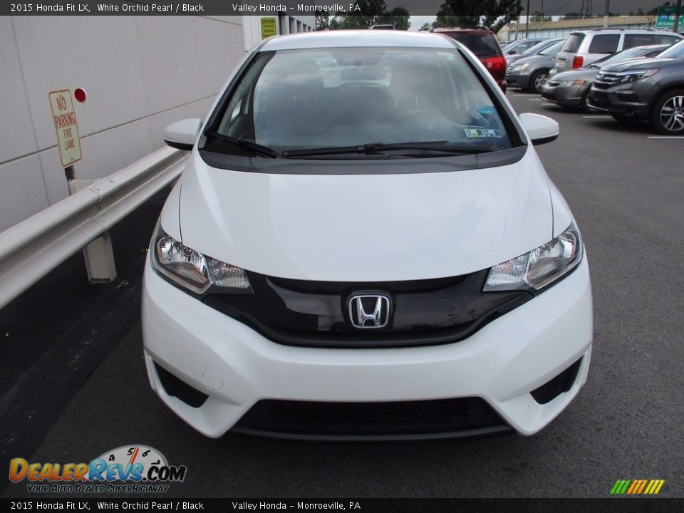 2015 Honda Fit LX White Orchid Pearl / Black Photo #8