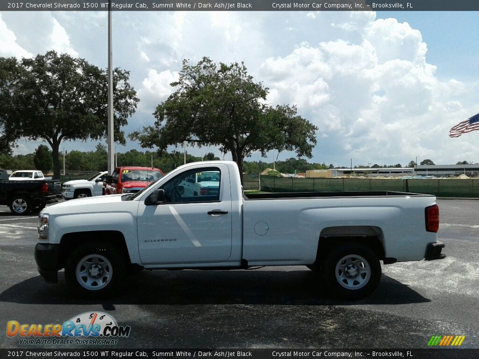 2017 Chevrolet Silverado 1500 WT Regular Cab Summit White / Dark Ash/Jet Black Photo #2
